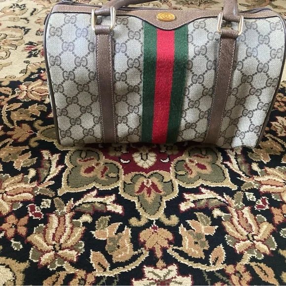 Gucci Monogram Speedy Handbag - Picture 5 of 16